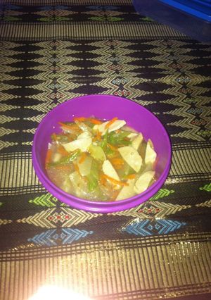 Foto resep Tumis buncis wortel bakso (mpasi)