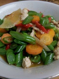 Foto resep Tumis buncis ayam giling