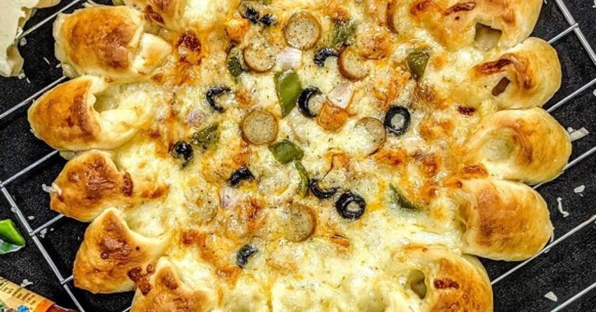 Cheesy Bites Pizza Recipe by Hina Ahsan Khan Cookpad