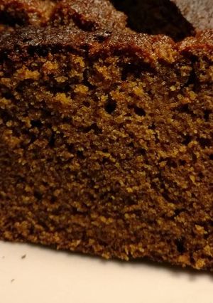 Una foto de Budín de Jengibre y Miel con harina integral