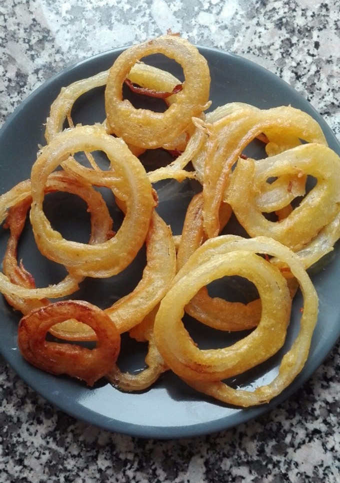 Una foto de Aros de cebolla