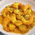 Guiso de gambas con patatas