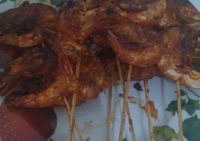 Udang bakar ala resto