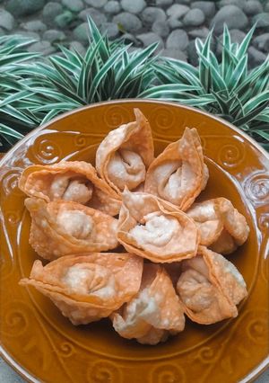 Foto resep Pangsit Goreng isi Ayam Tahu