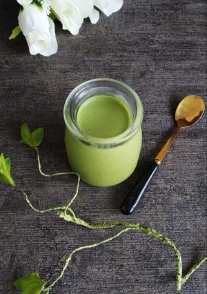 Foto resep Matcha Panna Cotta 4 Bahan, Tanpa Cream