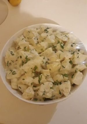 A picture of Potato salad.