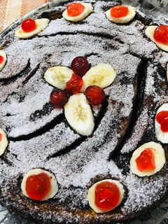 صورة لوصفة كعكة الموز سهله وسريعه