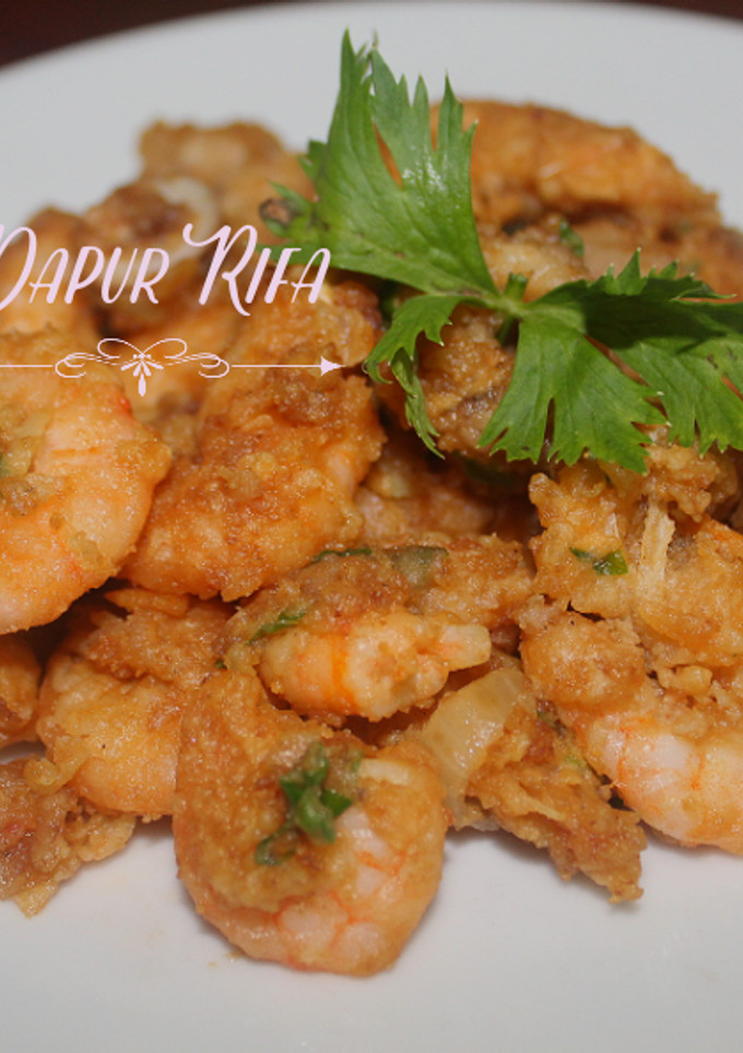 Foto resep Udang saus telor asin