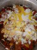 Alambre de salchichas para asar con queso
