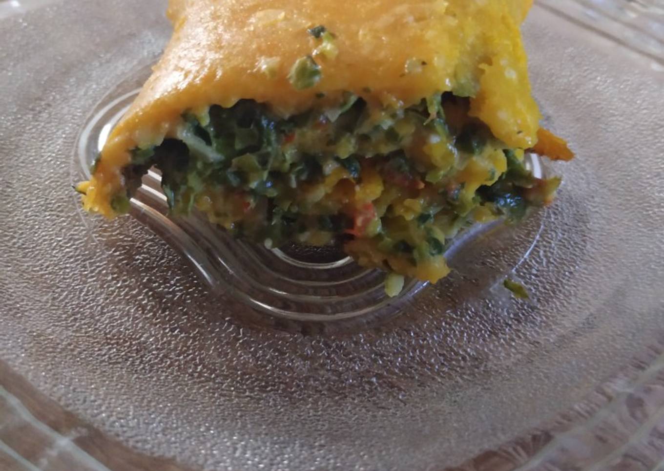 Roll con masa de calabaza