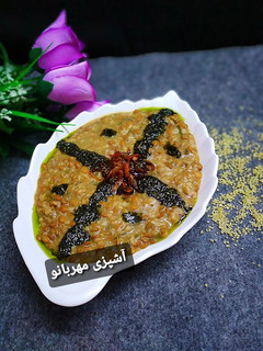 عکسی از دستور آش عدس و بلغور