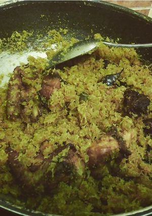 Foto resep Ayam srundeng kelapa