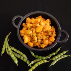 A picture of Tuvar cauliflower sabji.