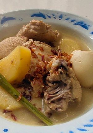 Foto resep Opor ayam sat set bumbu sederhana