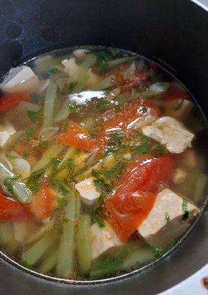 Foto resep Sup Tahu Labu Siam