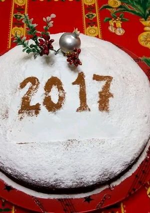 Φωτογραφία της συνταγής Βασιλόπιτα με αμυγδαλόψιχα και αποξηραμένα φρούτα