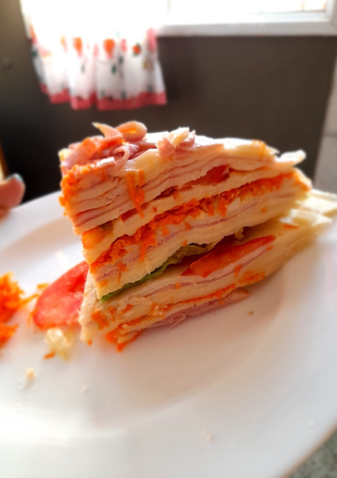 Una foto de Torre de panqueques sin tacc