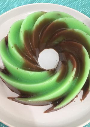 Foto resep Agar Agar Pandan Lumut Cokelat