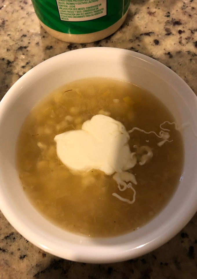 Una foto de Sopa/crema de elote