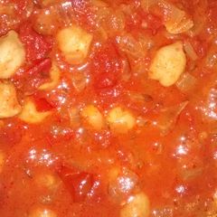 A picture of Kabuli Channa masala.