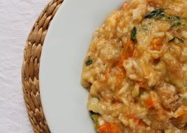 Açorda de tomate com pescada