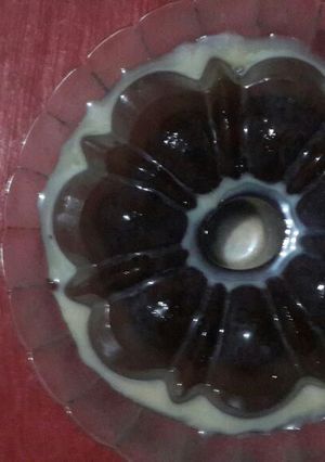 Foto resep Puding coklat saus susu kental manis