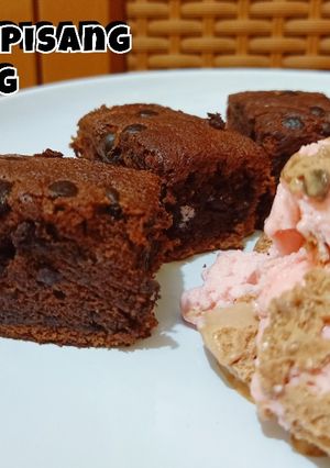 Foto resep Brownis Pisang Panggang