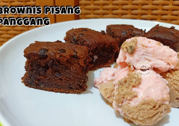 Brownis Pisang Panggang