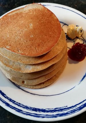 Una foto de Pancakes de Banano