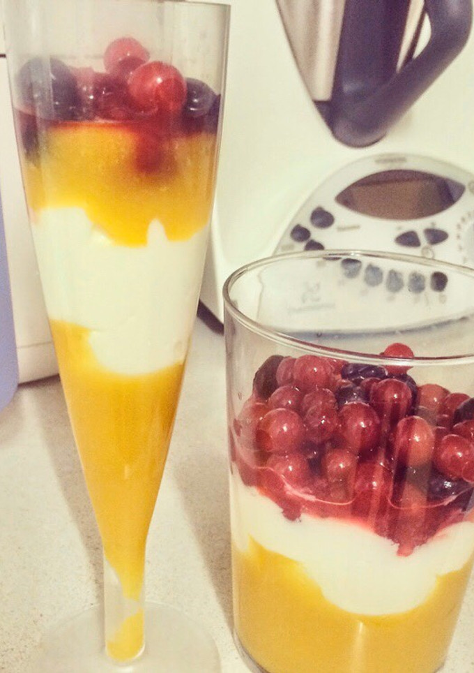 Una foto de Helado de mango