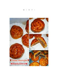 Foto resep Flower Moon Cake / Kue Bulan