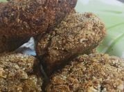 Una foto de croquetas de berenjena