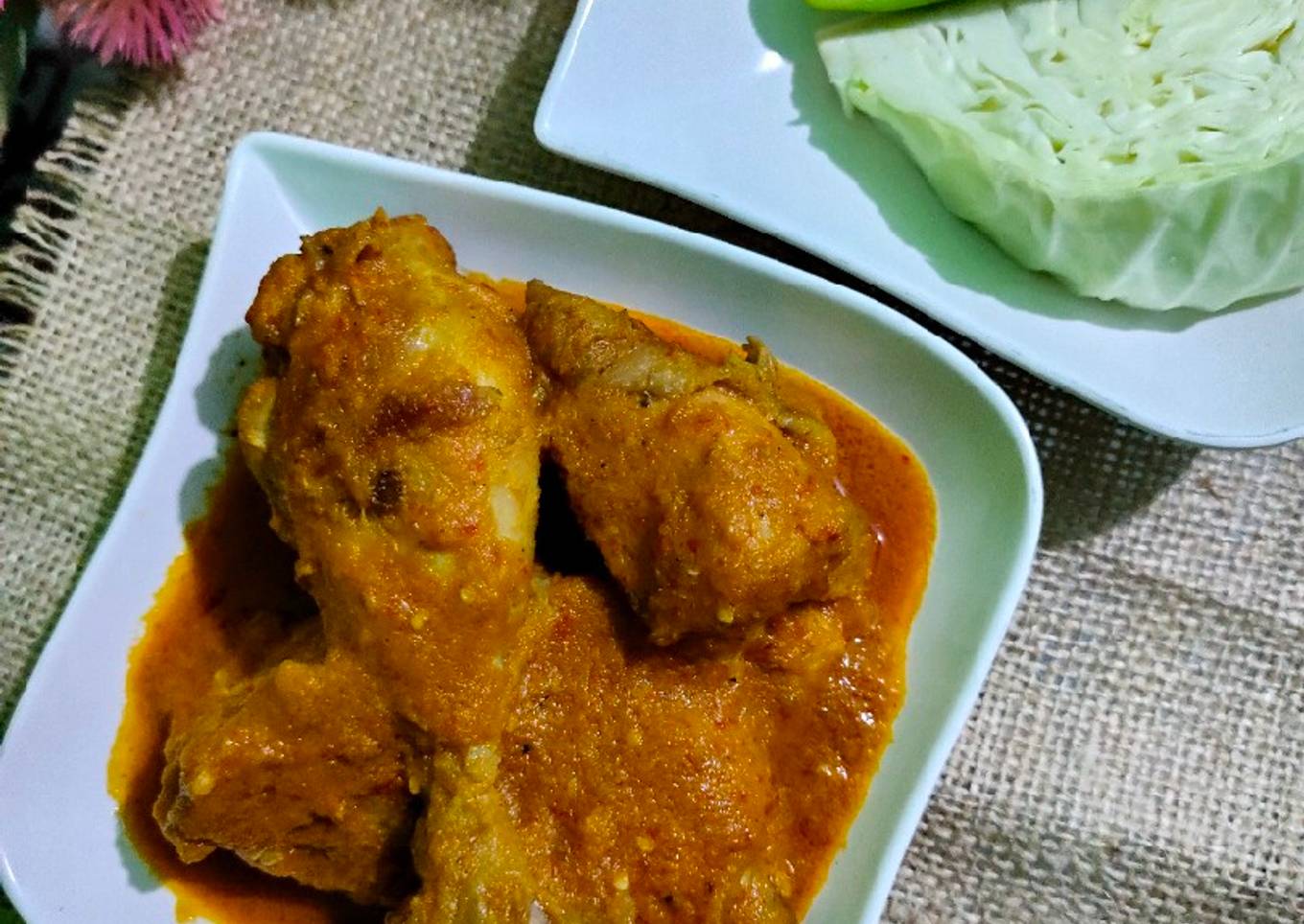 Ayam Kuah Santan Bumbu Kencur