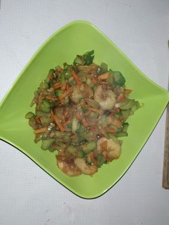 Foto resep Tumis Udang Labu Siam