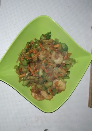 Foto resep Tumis Udang Labu Siam