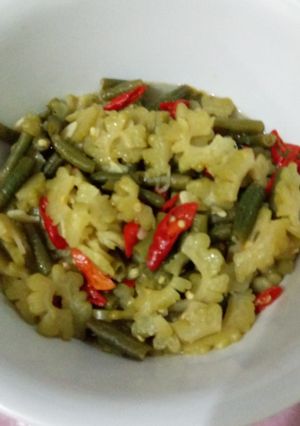 Foto resep Tumis pare kacang panjang