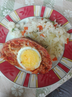 Baconbe tekert sajtos-tojásos vagdalt recept fotója