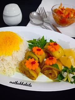 عکسی از دستور رول بادمجان گرجستان(بادریجانی 🍆)