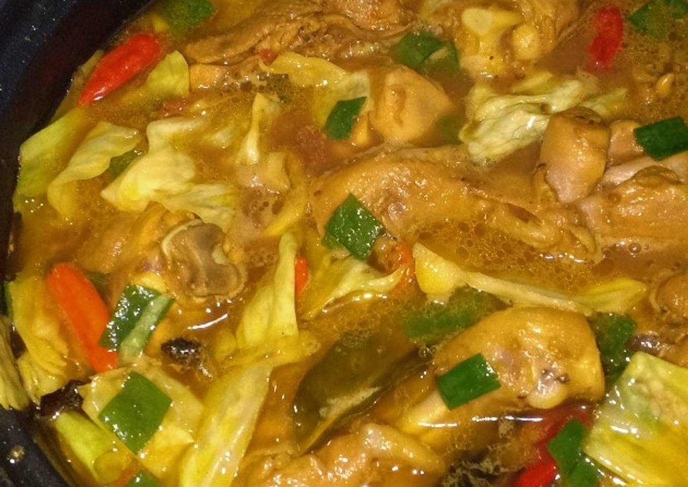 Tongseng ayam *noSantan