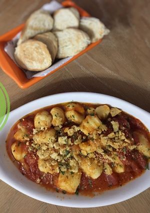 Una foto de Ñoquis gnocchi de Papa