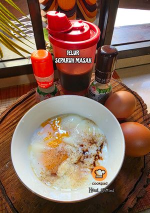 Gambar 4:8:26 - Telur separuh masak
