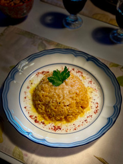 Una foto de Risotto de calabaza « violín »