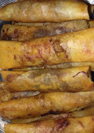 Foto resep Lumpia pisang coklat