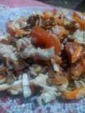 Ensalada de lenteja y pechuga. 🍴