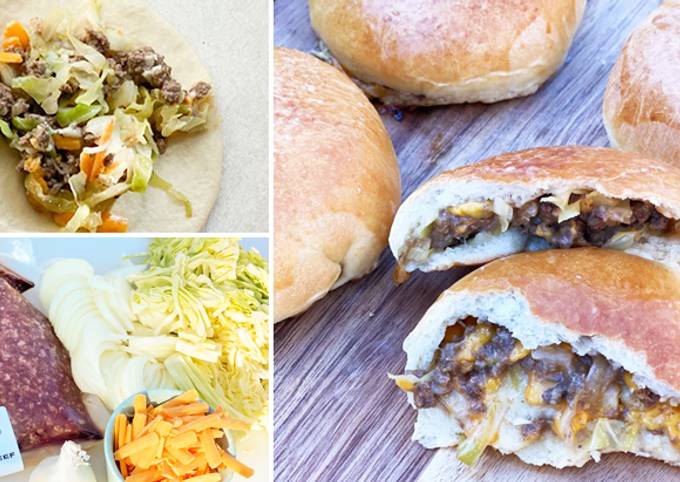 How to Make Quick Bierocks with Wagyu Beef and Cabbage