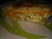 Una foto de tarta de calabaza con ricotta