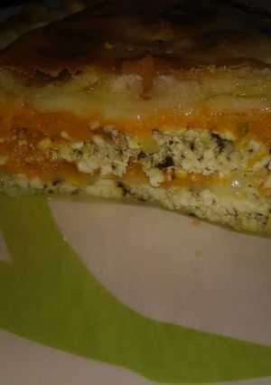 Una foto de Tarta de zapallo y ricota