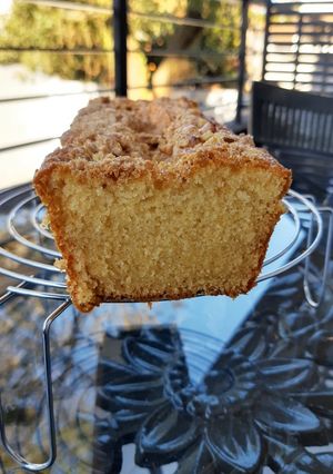 Una foto de Butterkuchen (torta de manteca)