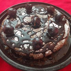 BLUEBERRY CHOCOLATE CAKE A picture of BLUEBERRY CHOCOLATE CAKE.