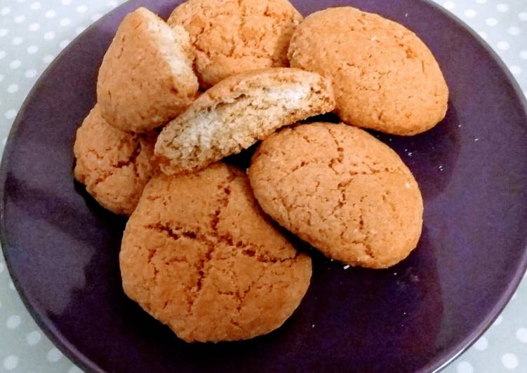 Recipe of Quick Eggless beetroot cookies stuffed with khoya and coconut